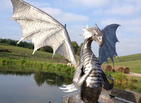 custom metal steel dragon by ImagineMetalArt