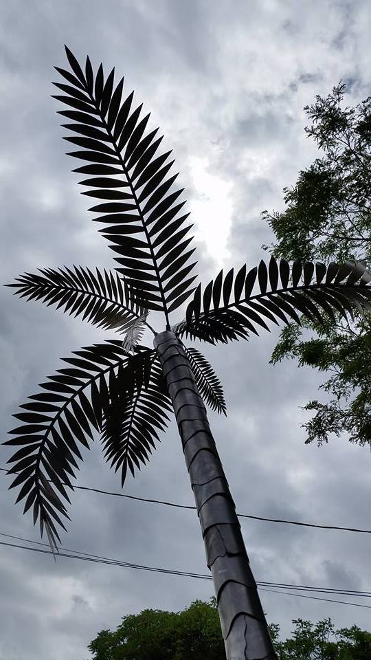 custom steel metal palm tree by ImagineMetalArt