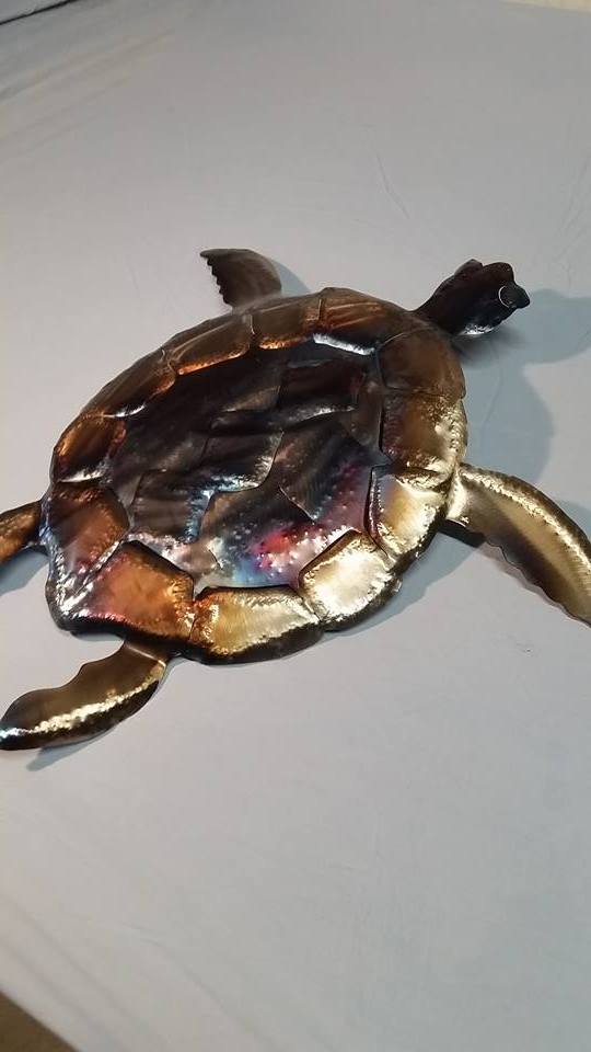custom steel metal turtle by ImagineMetalArt